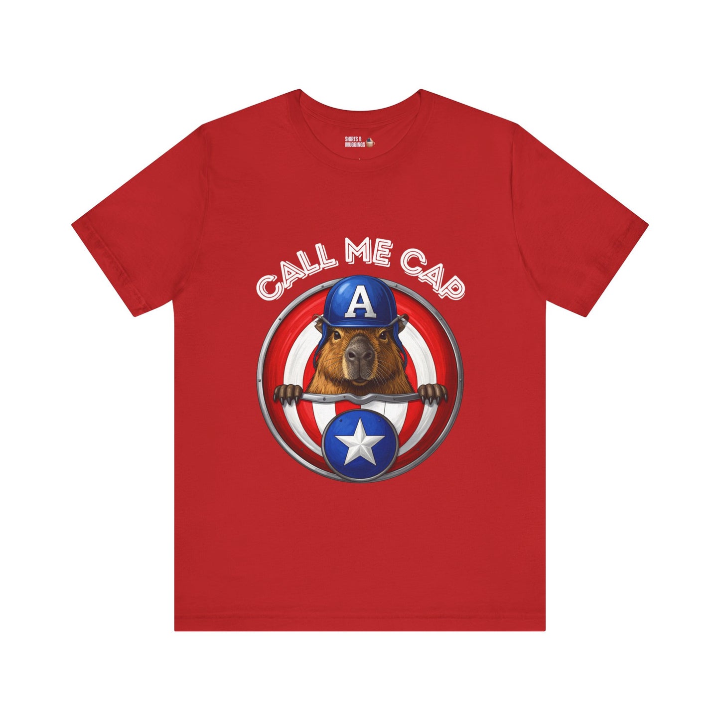Call Me Cap Funny Capybara T-Shirt for Animal Lovers, Gift for Wildlife Fans, Fun Casual Wear, Birthday Gift