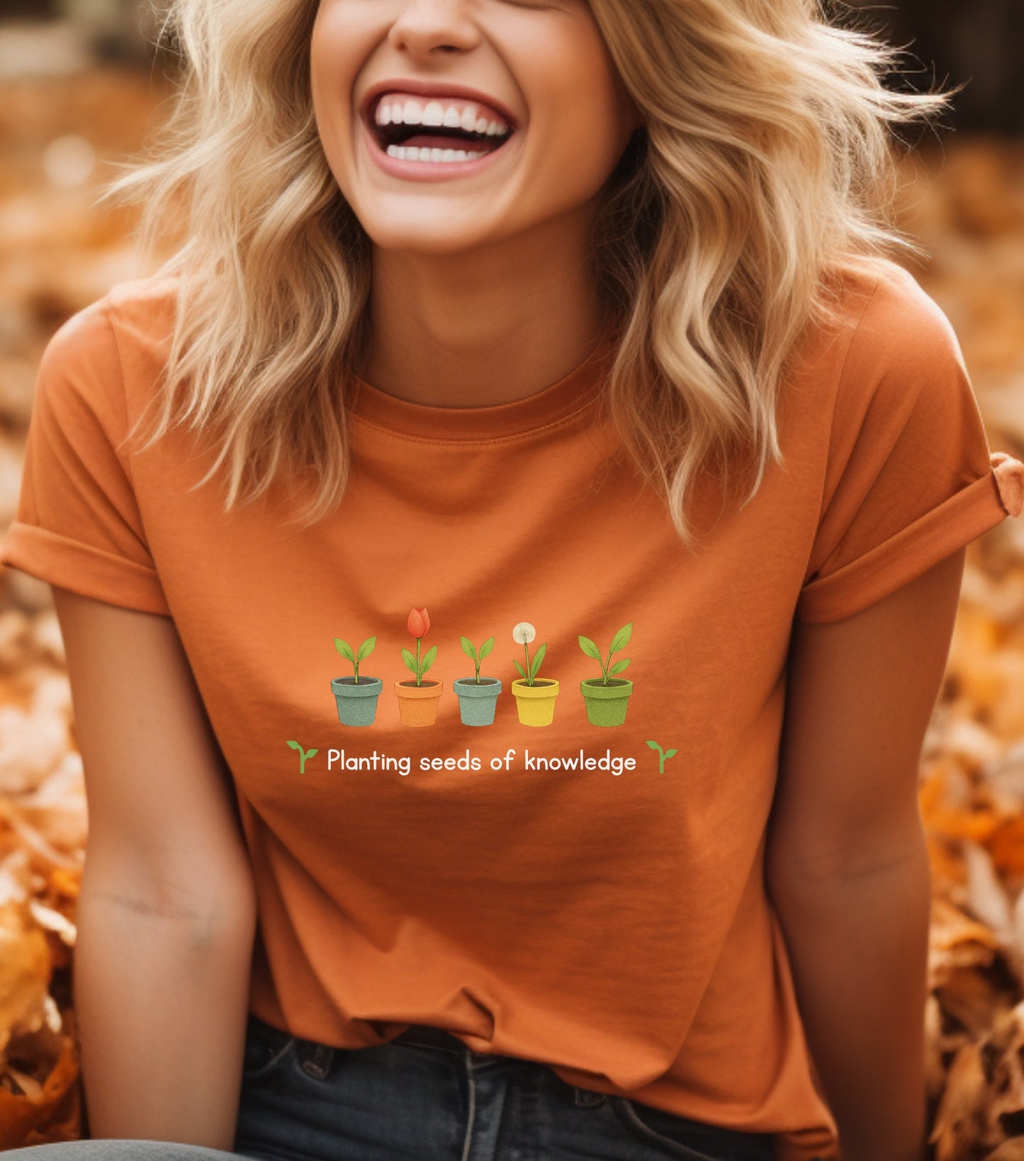Planting Seeds of Knowledge Tee | Teacher T-Shirt, Educational Gift