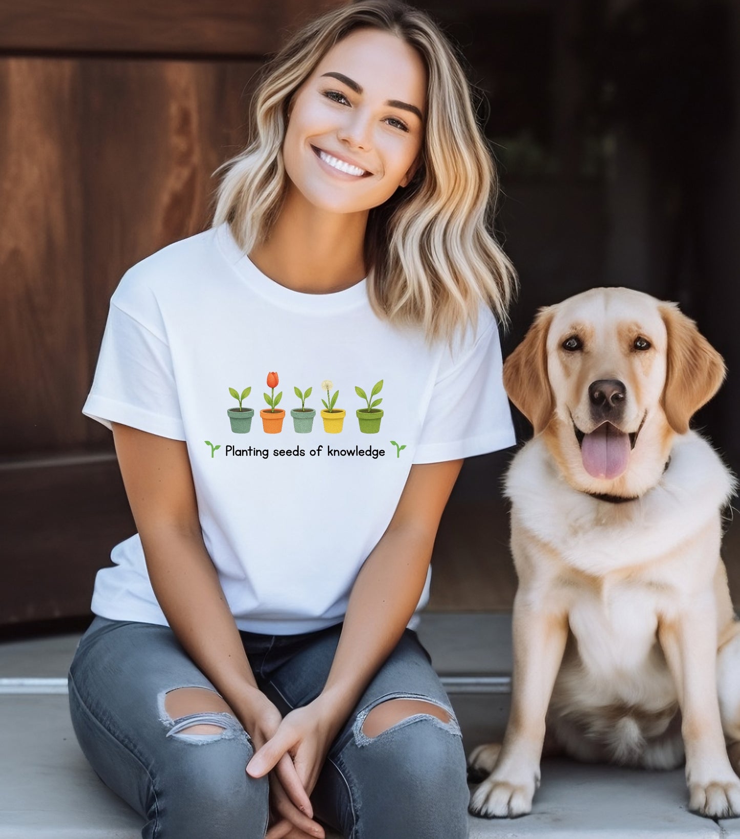 Planting Seeds of Knowledge Tee | Teacher T-Shirt, Educational Gift