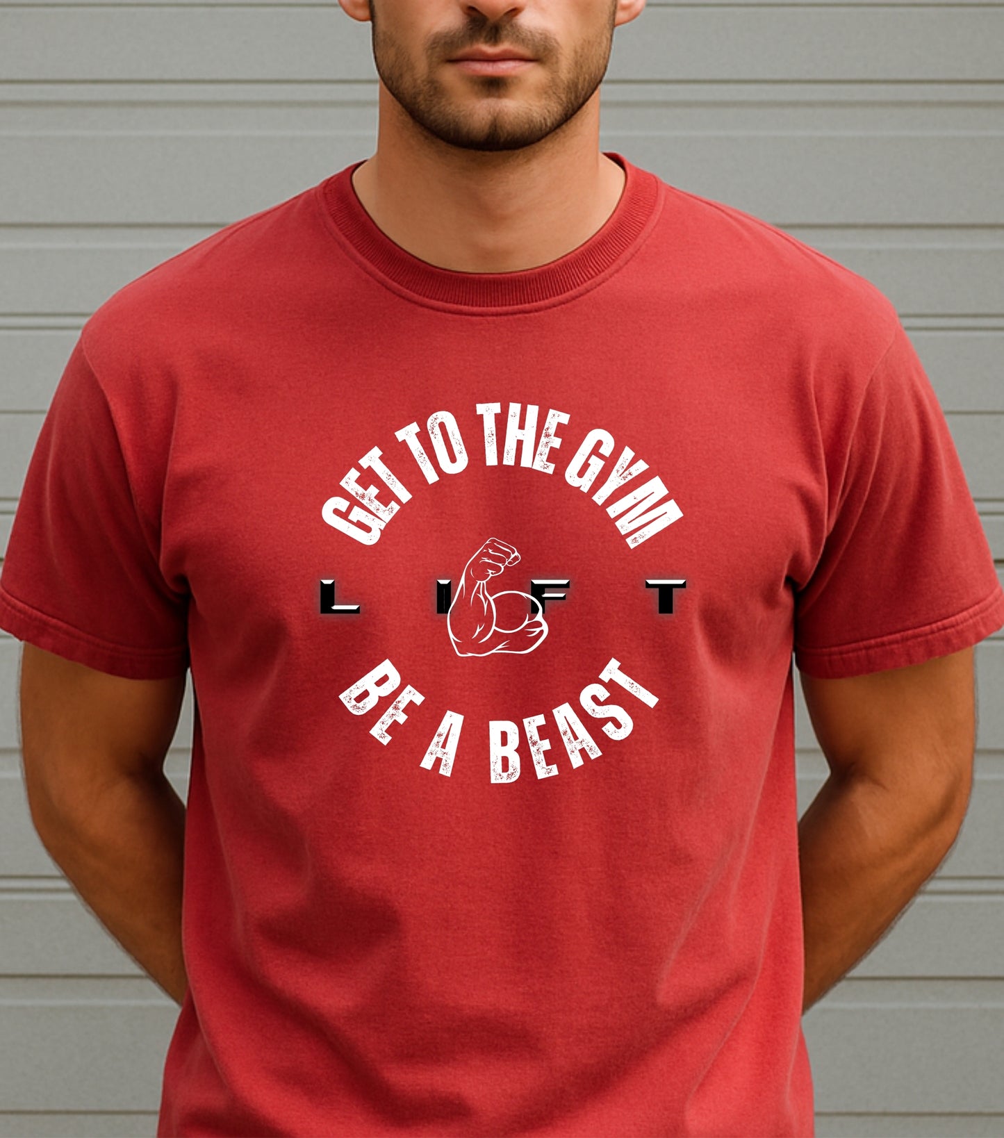 Get to the Gym and Be a Beast Unisex Tee, Fitness Shirt, Workout Apparel, Motivational Tee, Gym Lover's Gift
