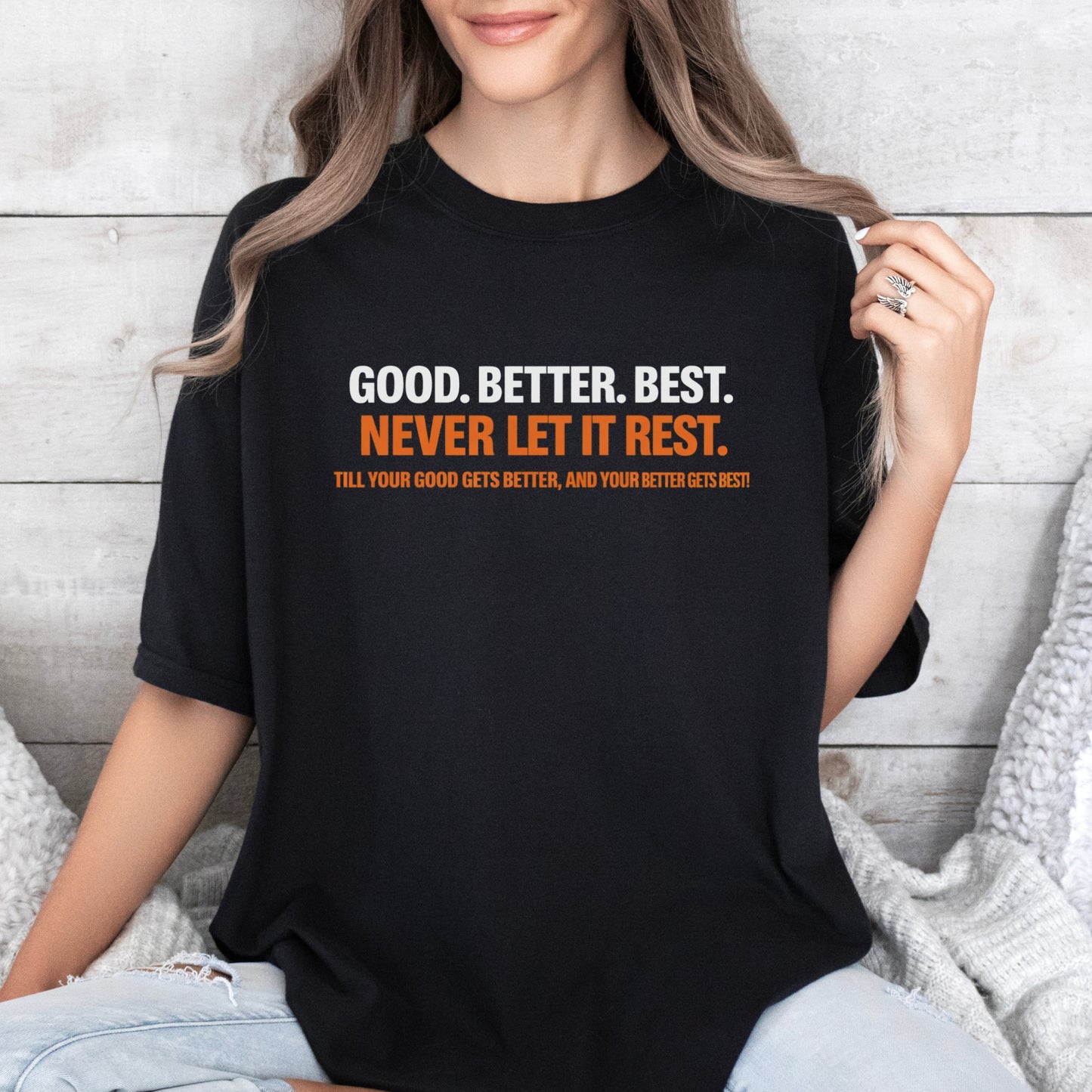 Comfort Colors Chicago Bears T-shirt Good Better Best Never Let It Rest fan gift