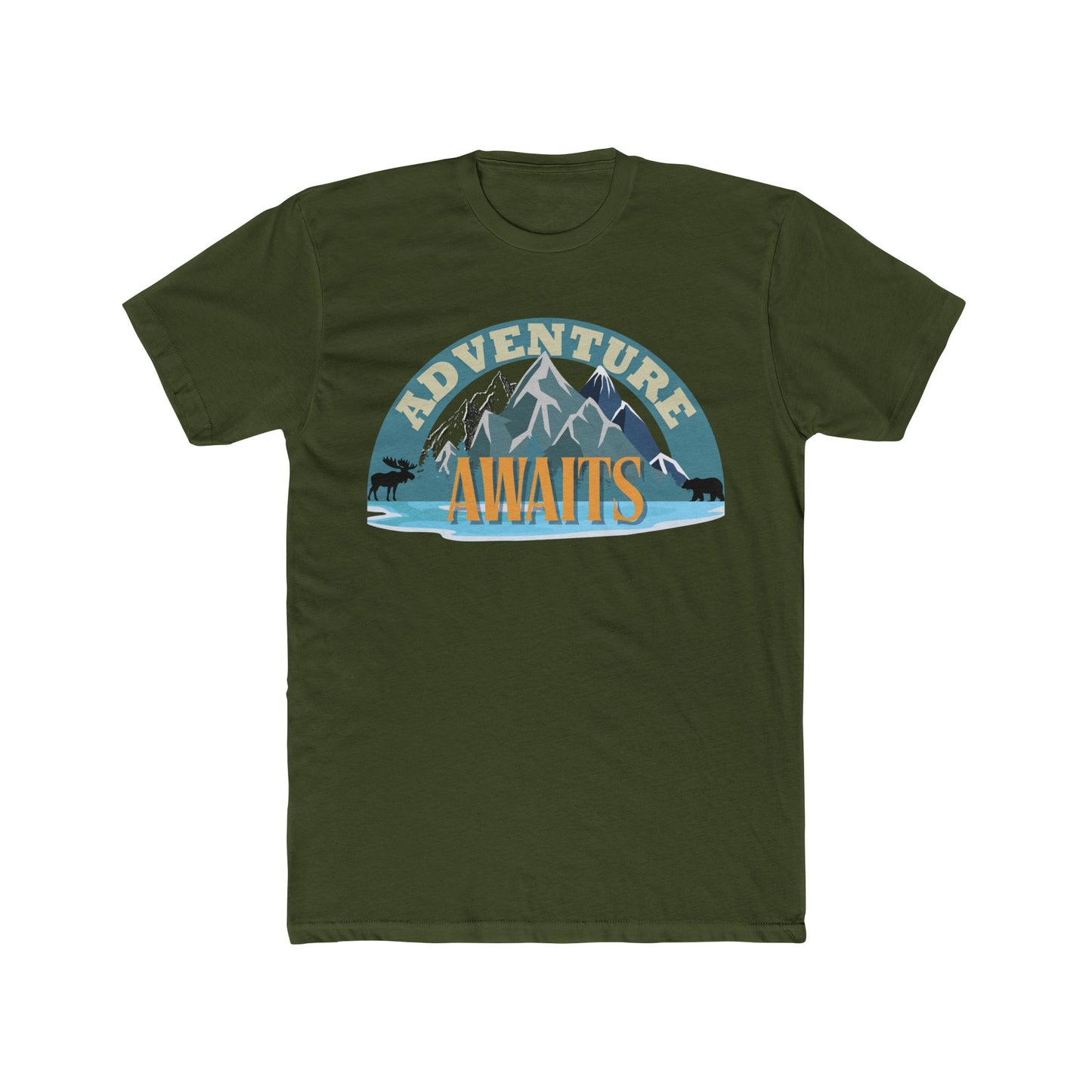 Adventure Awaits Unisex Travel Shirt, Gift for Hikers, Nature Lover T-Shirt