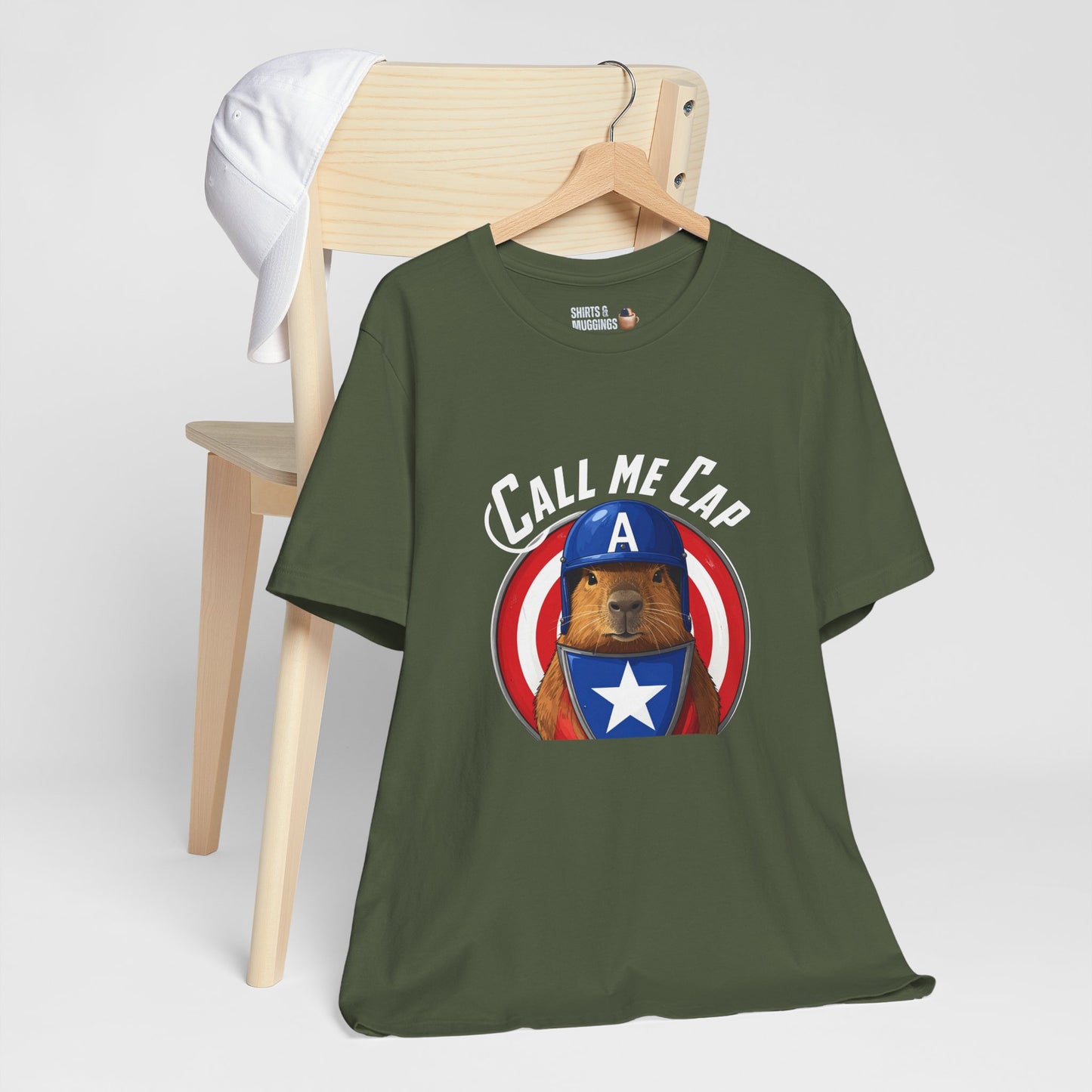 Capybara is Cap super hero t-shirt, Unisex Tee, Funny Capybara Shirt, Pet Lover Gift, Comic Fan Apparel