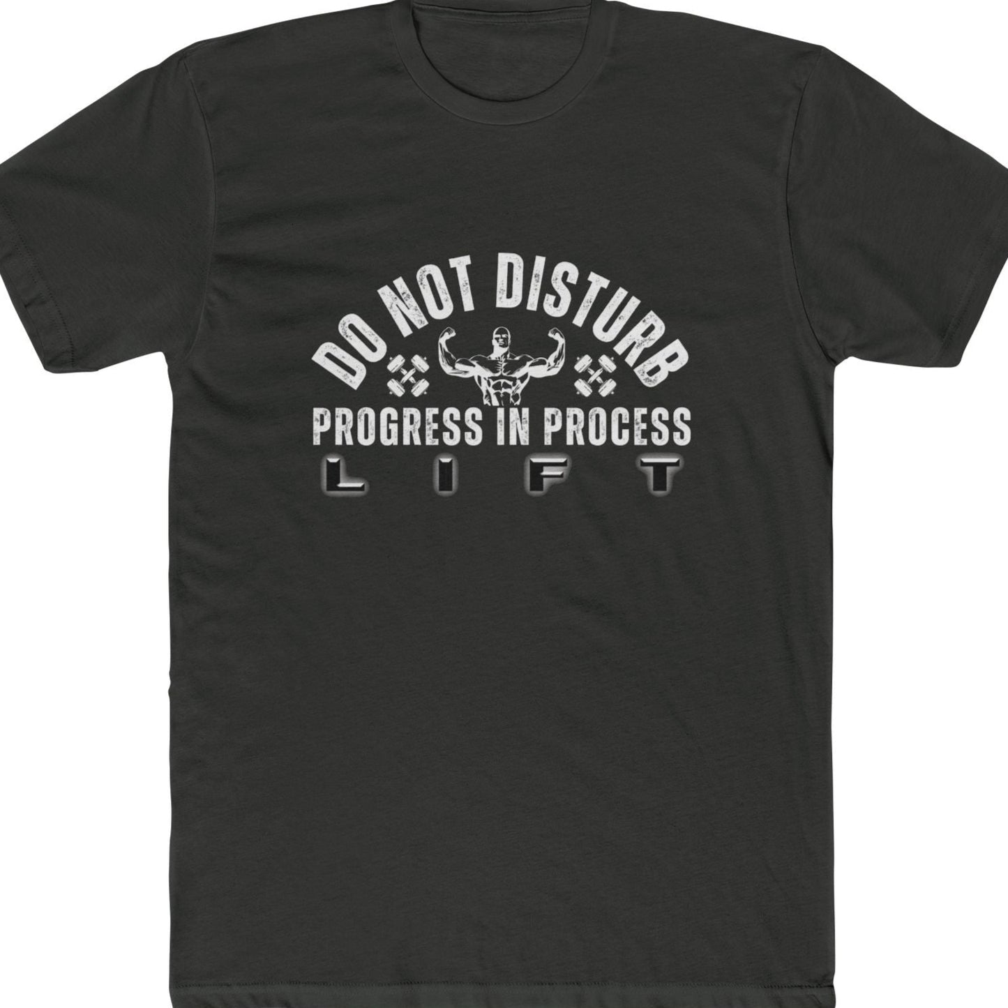 Progress in Process t-shirt metal gray