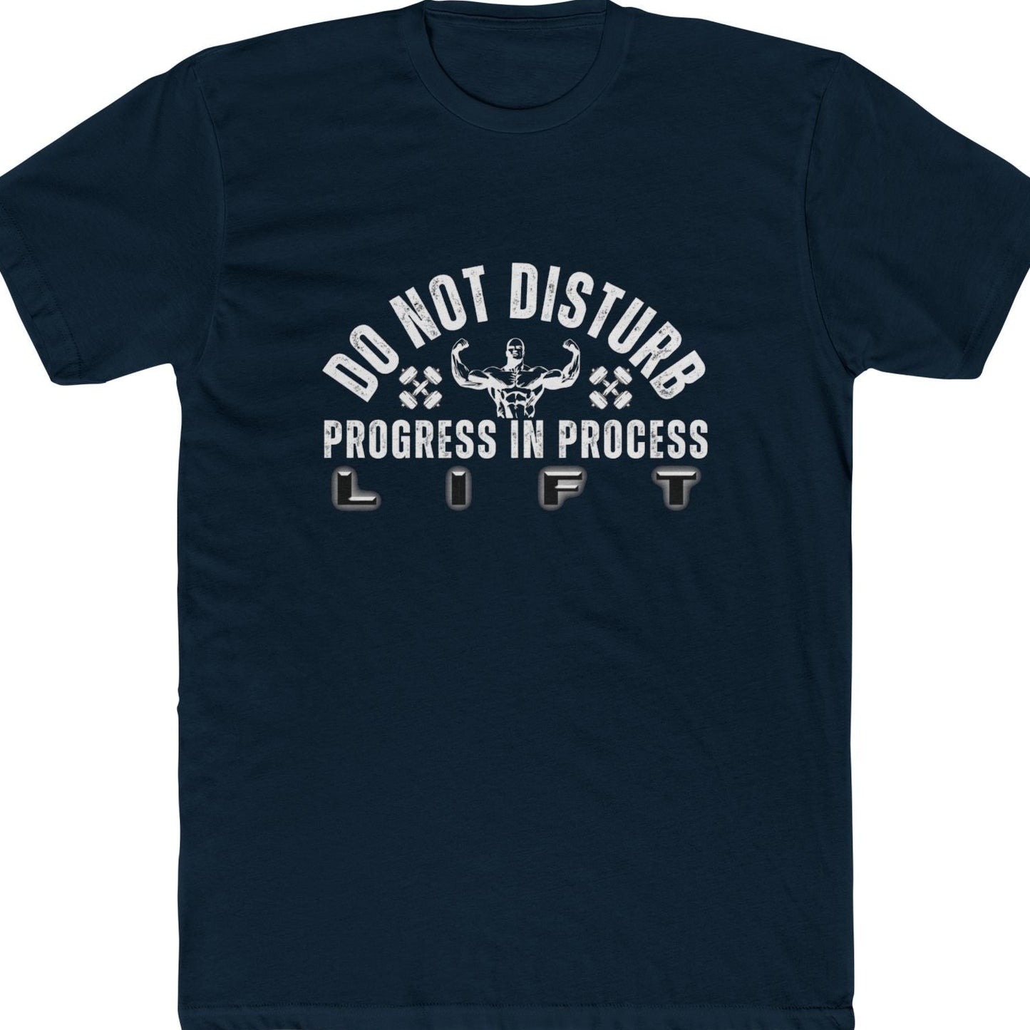 Progress in Process t-shirt navy blue