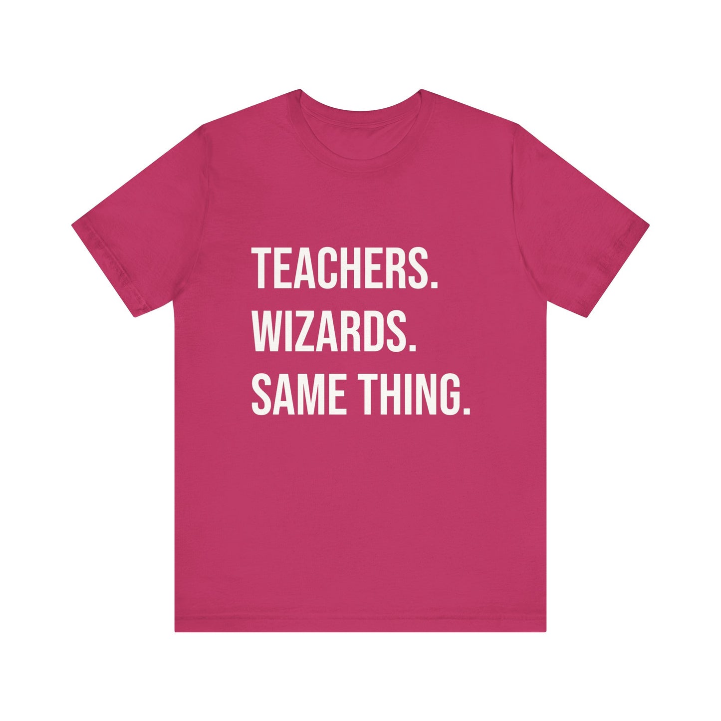 Teachers and Wizards tee, t-shirt for Teachers, Fun gift for educators, every day clothing