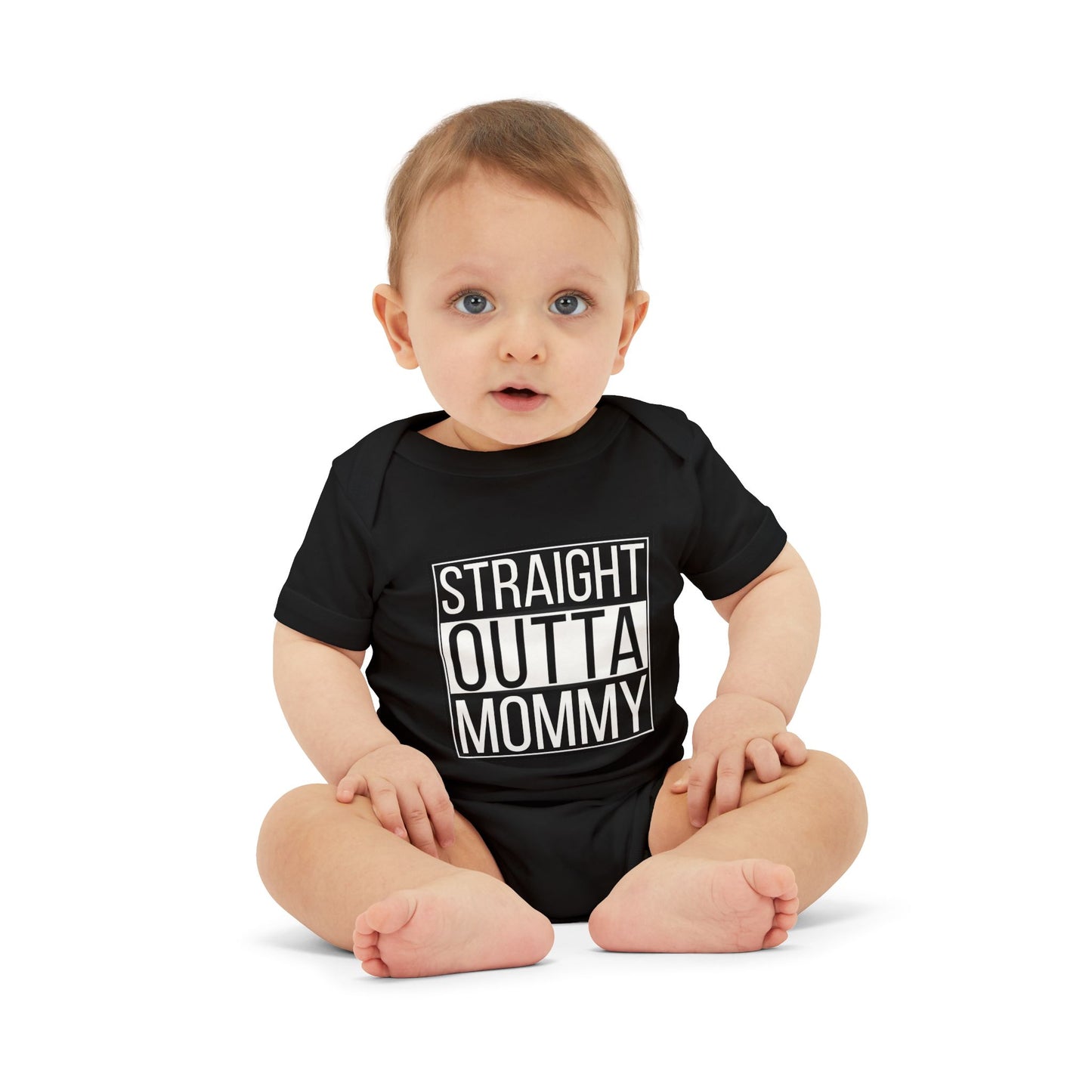 Infant Onesie "Straight Outta Mommy" — Funny Baby Bodysuit, Newborn Gift