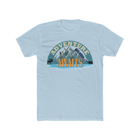 Adventure Awaits Unisex Travel Shirt, Gift for Hikers, Nature Lover T-Shirt