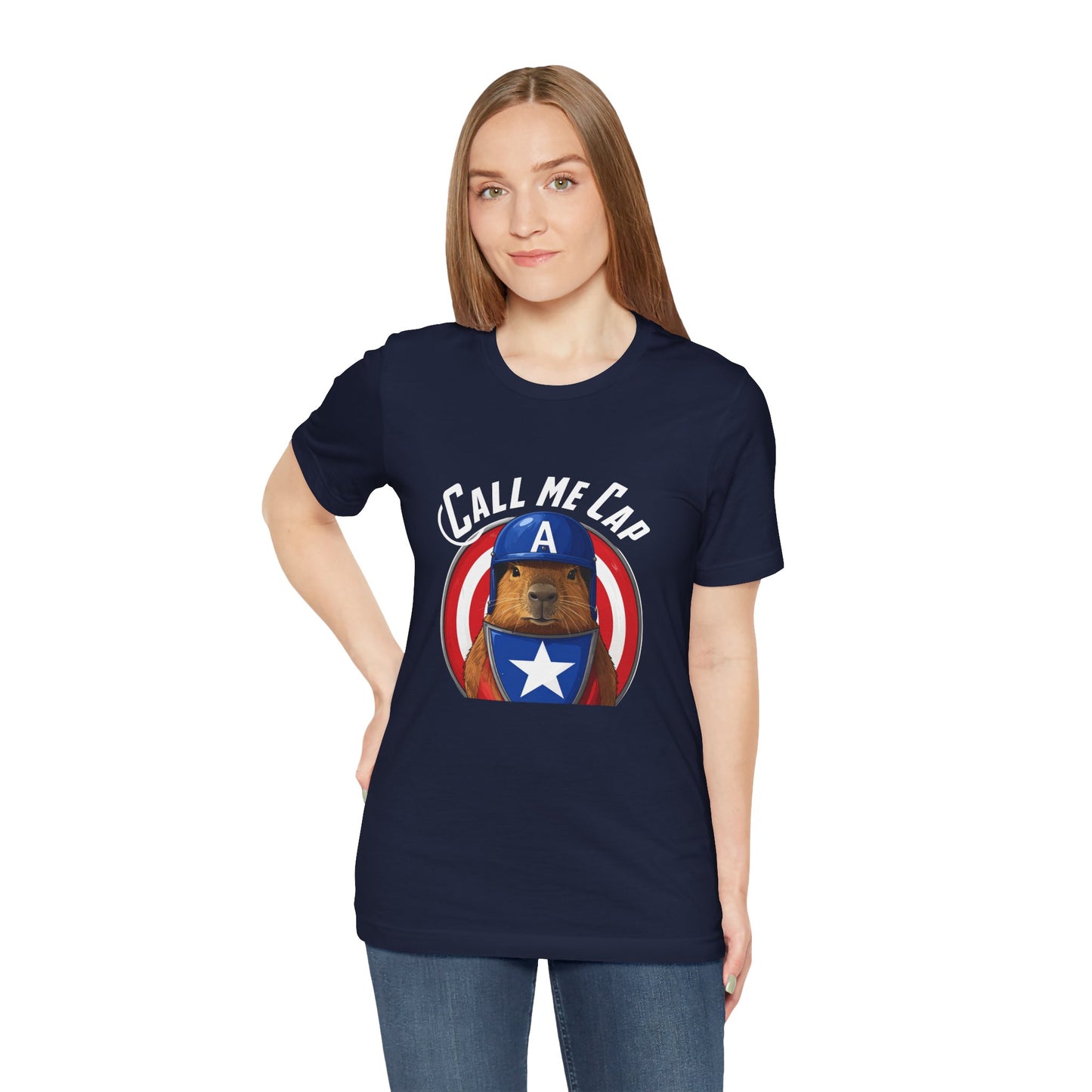 Capybara is Cap super hero t-shirt, Unisex Tee, Funny Capybara Shirt, Pet Lover Gift, Comic Fan Apparel