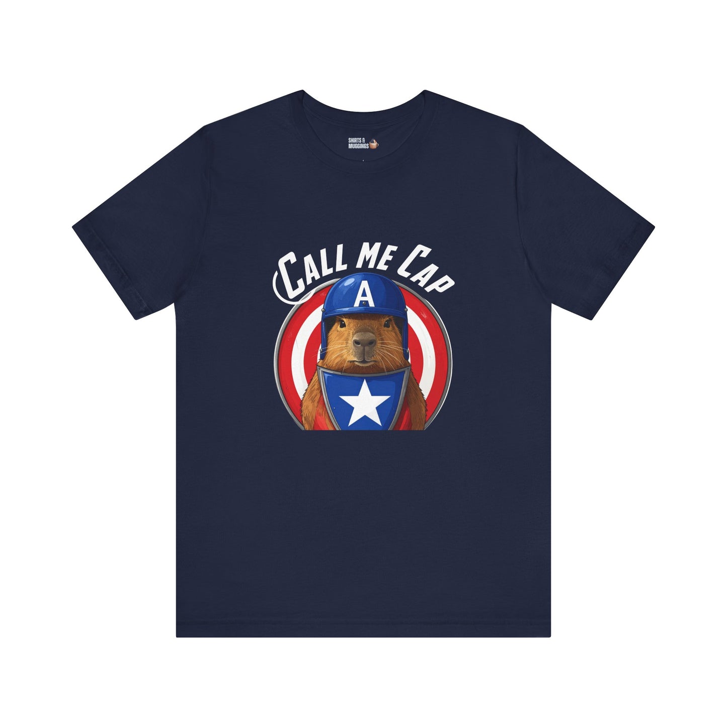 Capybara is Cap super hero t-shirt, Unisex Tee, Funny Capybara Shirt, Pet Lover Gift, Comic Fan Apparel