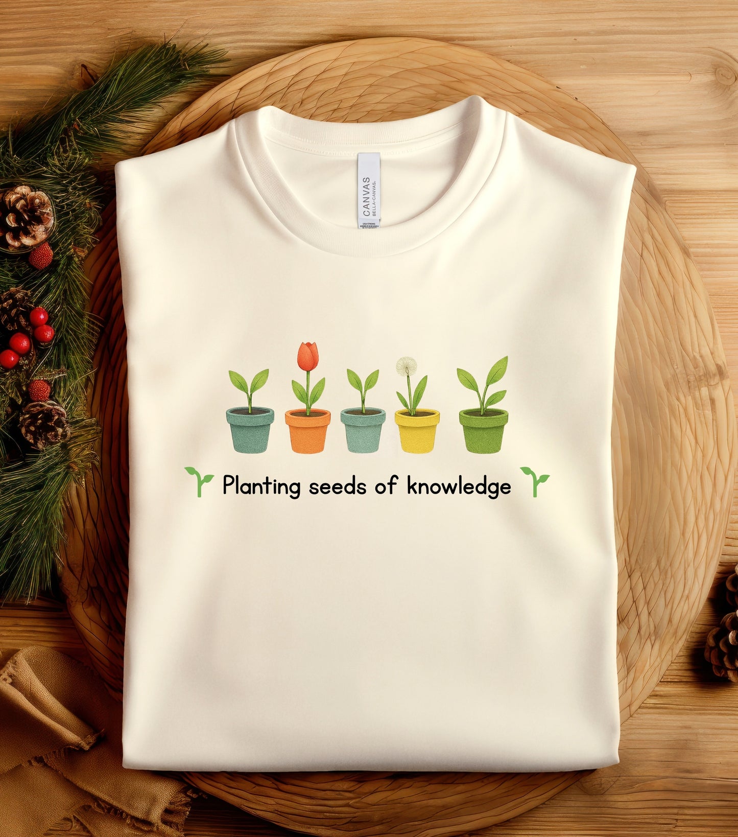 Planting Seeds of Knowledge Tee | Teacher T-Shirt, Educational Gift