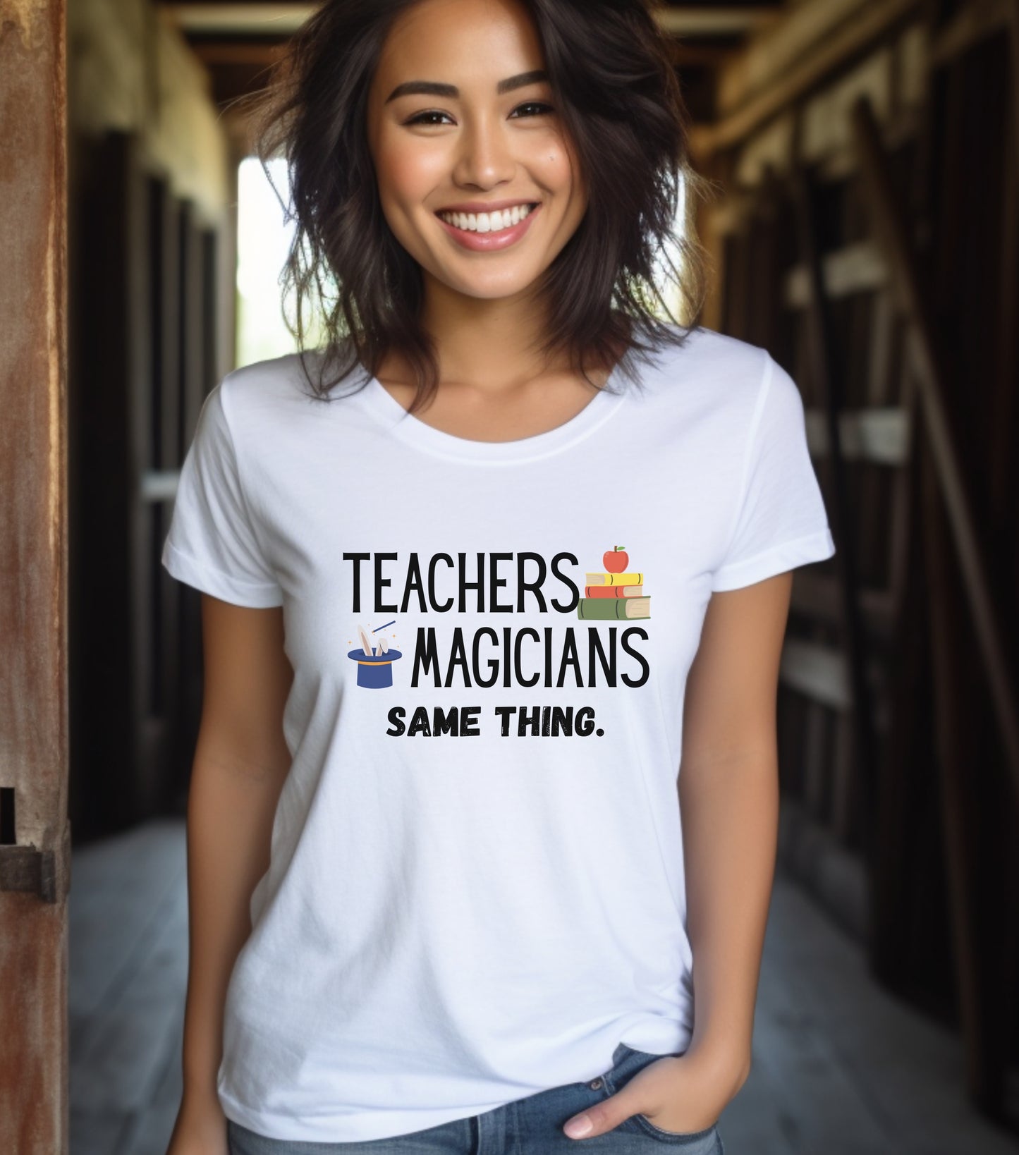 Teachers, Magicians, Same Thing Unisex Tee, Funny Teacher Shirt, Gift for Educators
