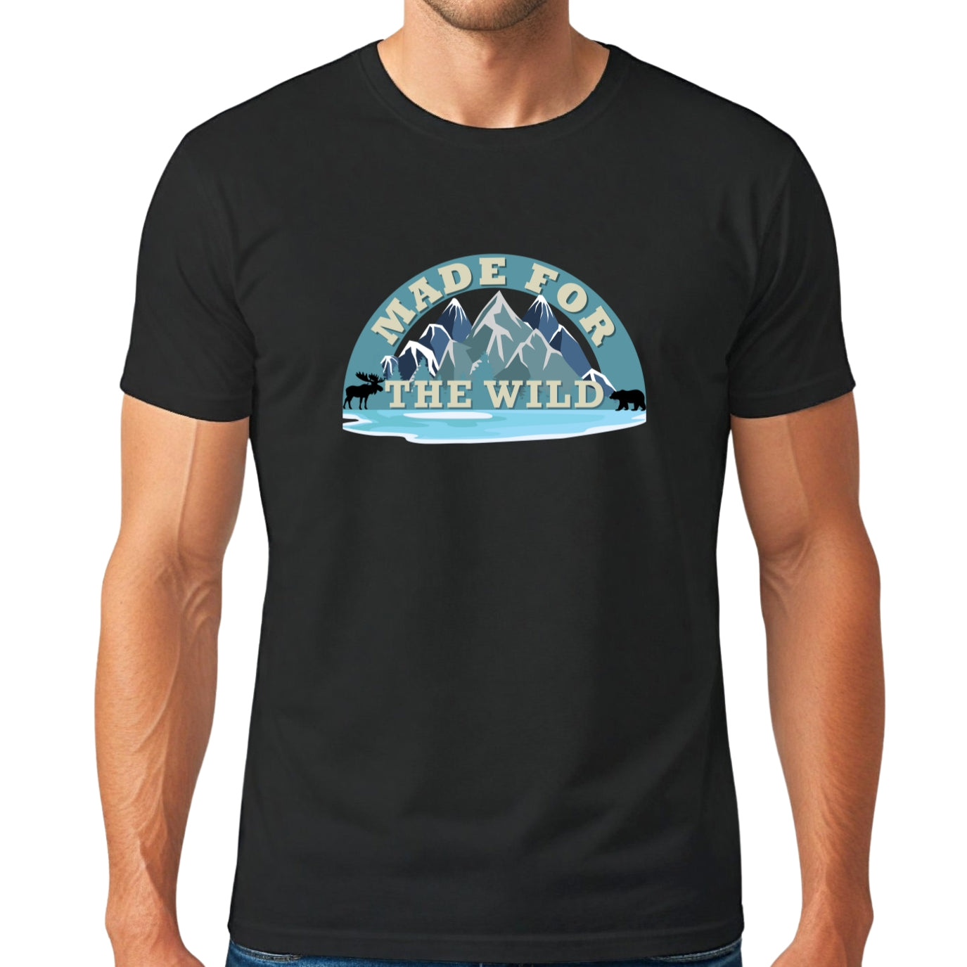 Made for the Wild Unisex Travel Shirt, Gift for Hikers, Nature Lover T-Shirt