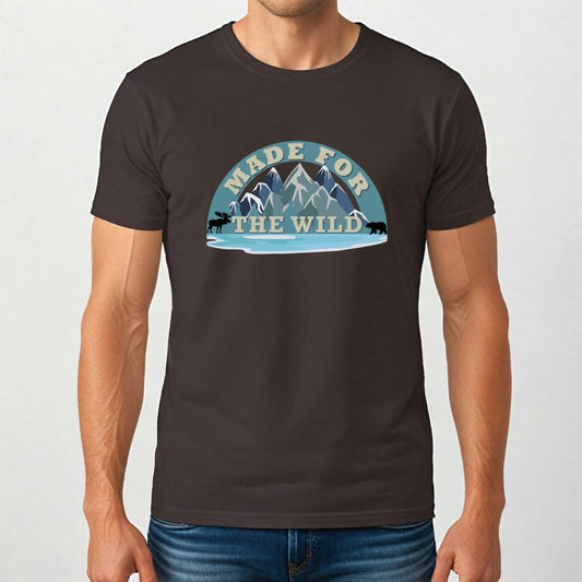 Made for the Wild Unisex Travel Shirt, Gift for Hikers, Nature Lover T-Shirt