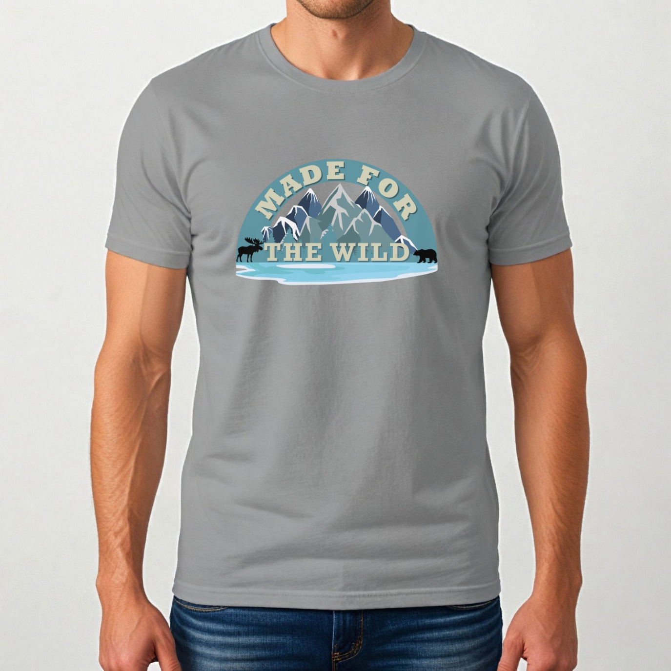 Made for the Wild Unisex Travel Shirt, Gift for Hikers, Nature Lover T-Shirt