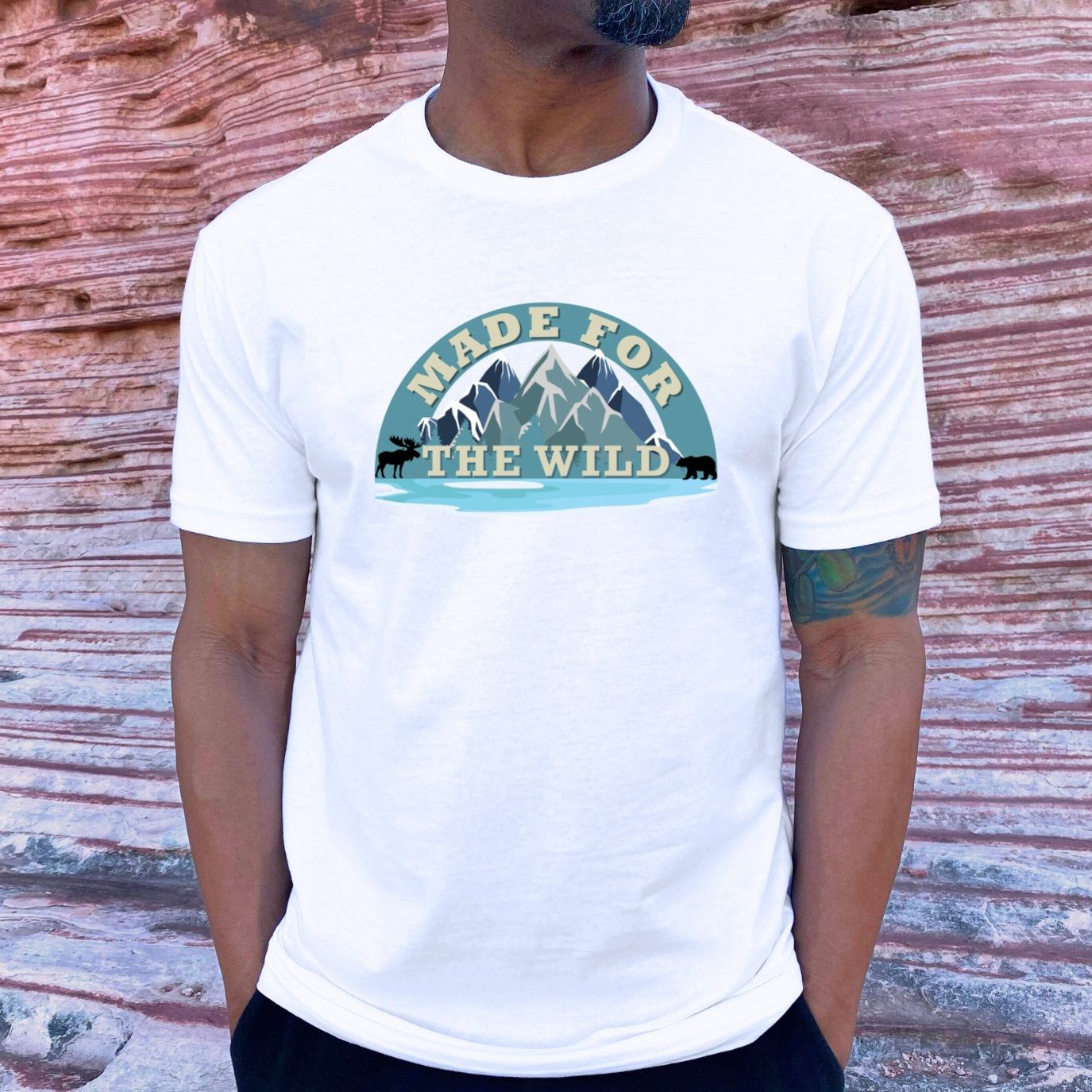 Made for the Wild Unisex Travel Shirt, Gift for Hikers, Nature Lover T-Shirt