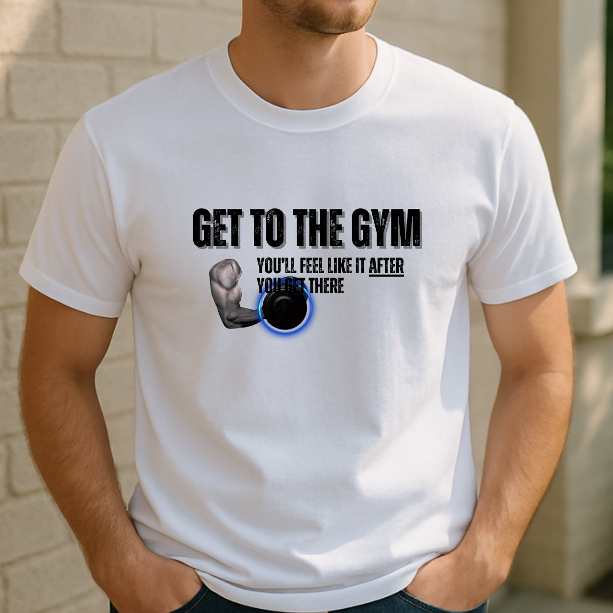 Get to the Gym, Fitness Motivation Tee, Unisex Gym Shirt, Workout Apparel, Exercise Gift