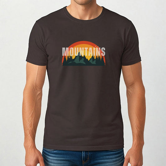 Mountains Vintage Sunset Tee