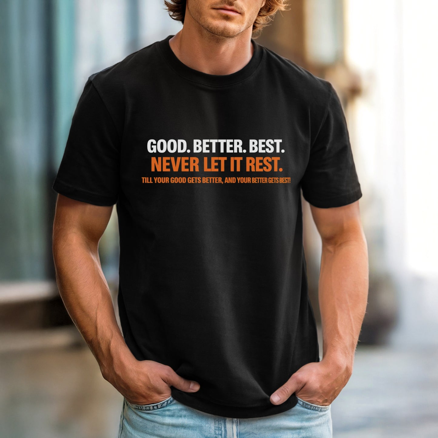 Comfort Colors Chicago Bears T-shirt Good Better Best Never Let It Rest fan gift