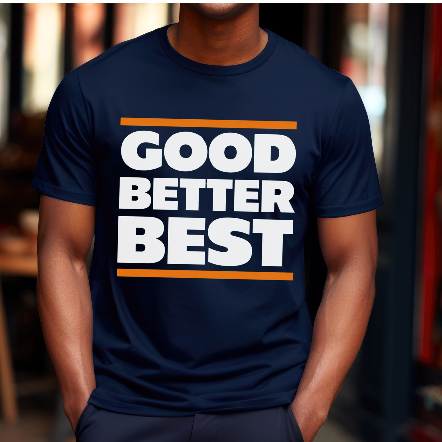 GOOD BETTER BEST T-shirt Chicago Bears fans quote Game Day gift tee