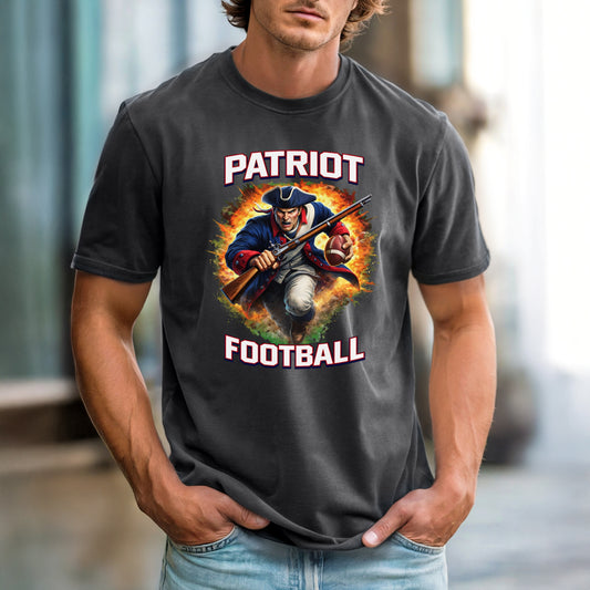 New England Football T-Shirt, Pats Shirt, Gift for Fan Crewneck