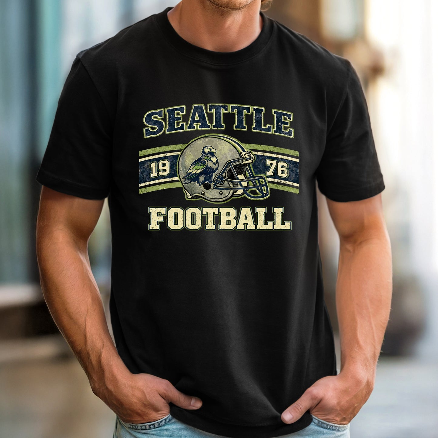 Seattle Football 76 vintage Seahawks shirt, Super Bowl tee gift