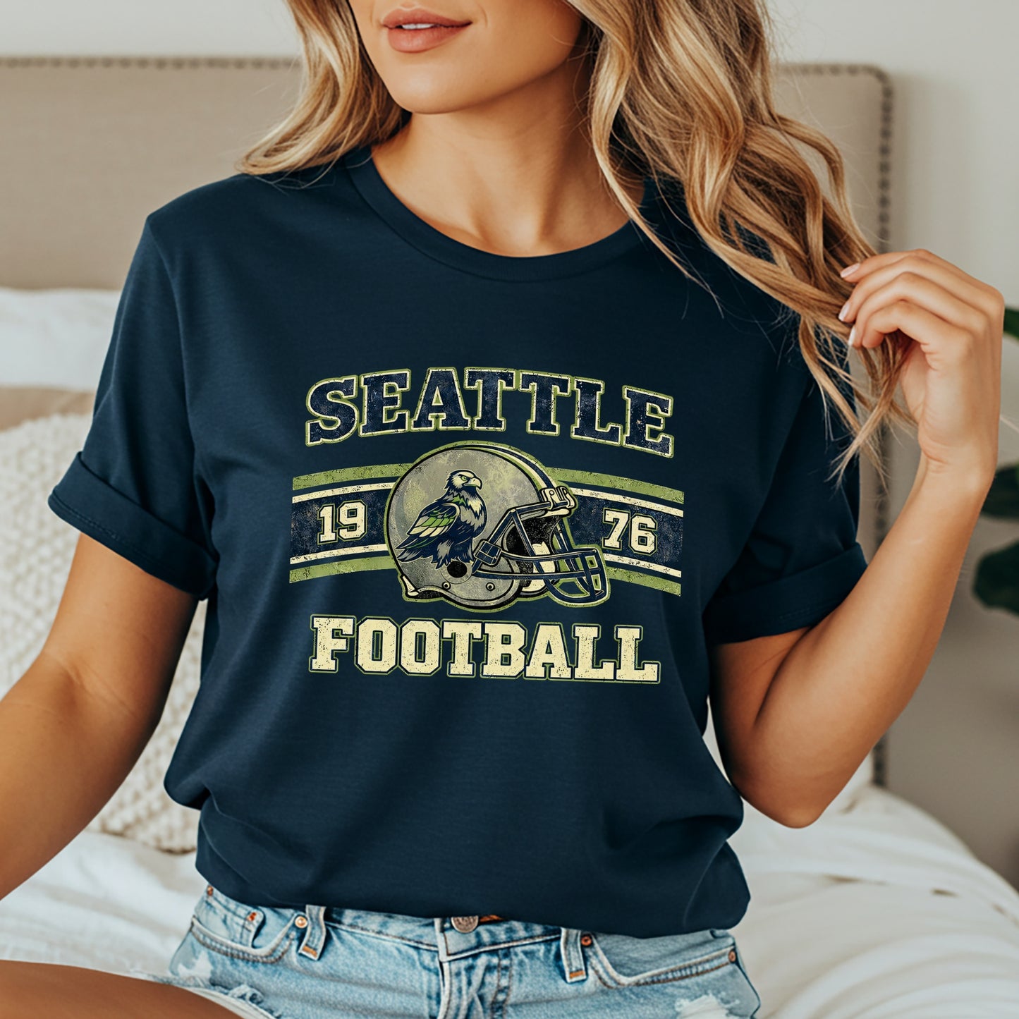 Seattle Football 76 vintage Seahawks shirt, Super Bowl tee gift