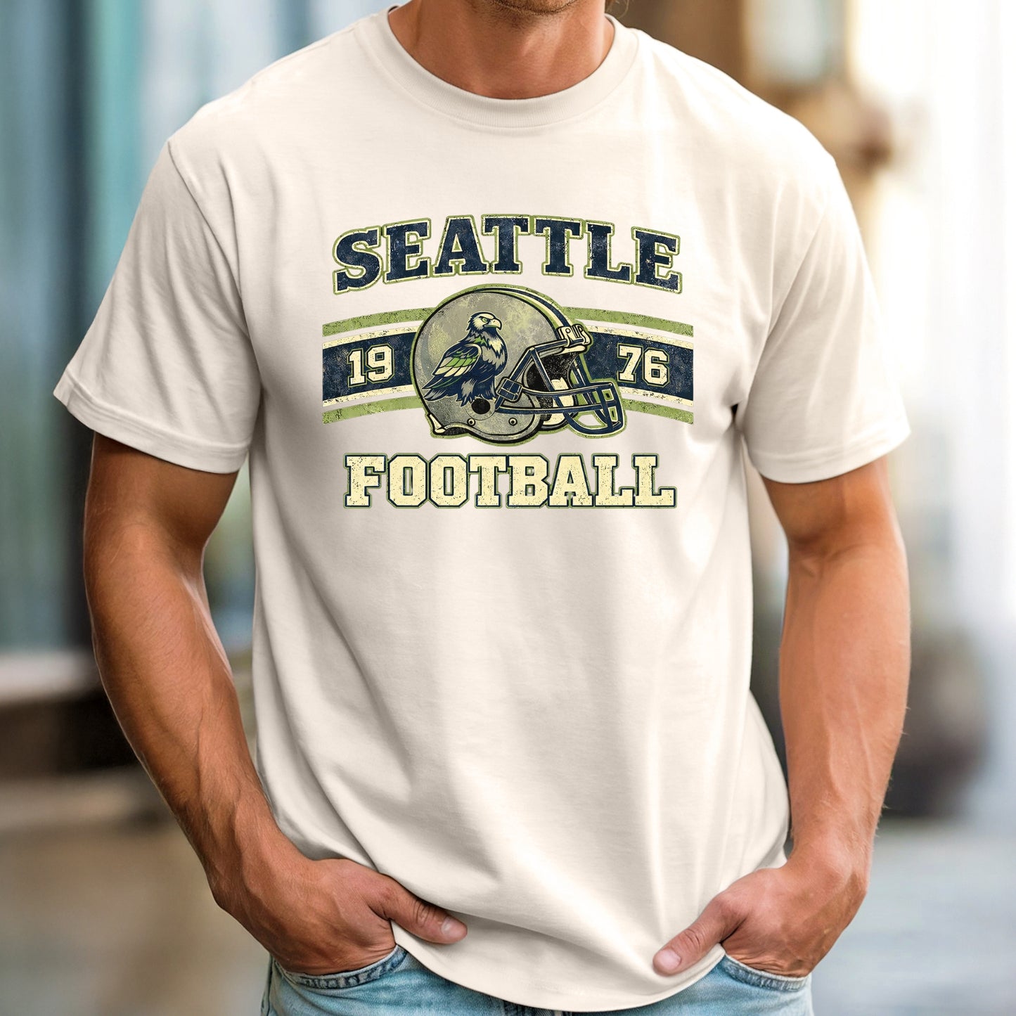 Seattle Football 76 vintage Seahawks shirt, Super Bowl tee gift