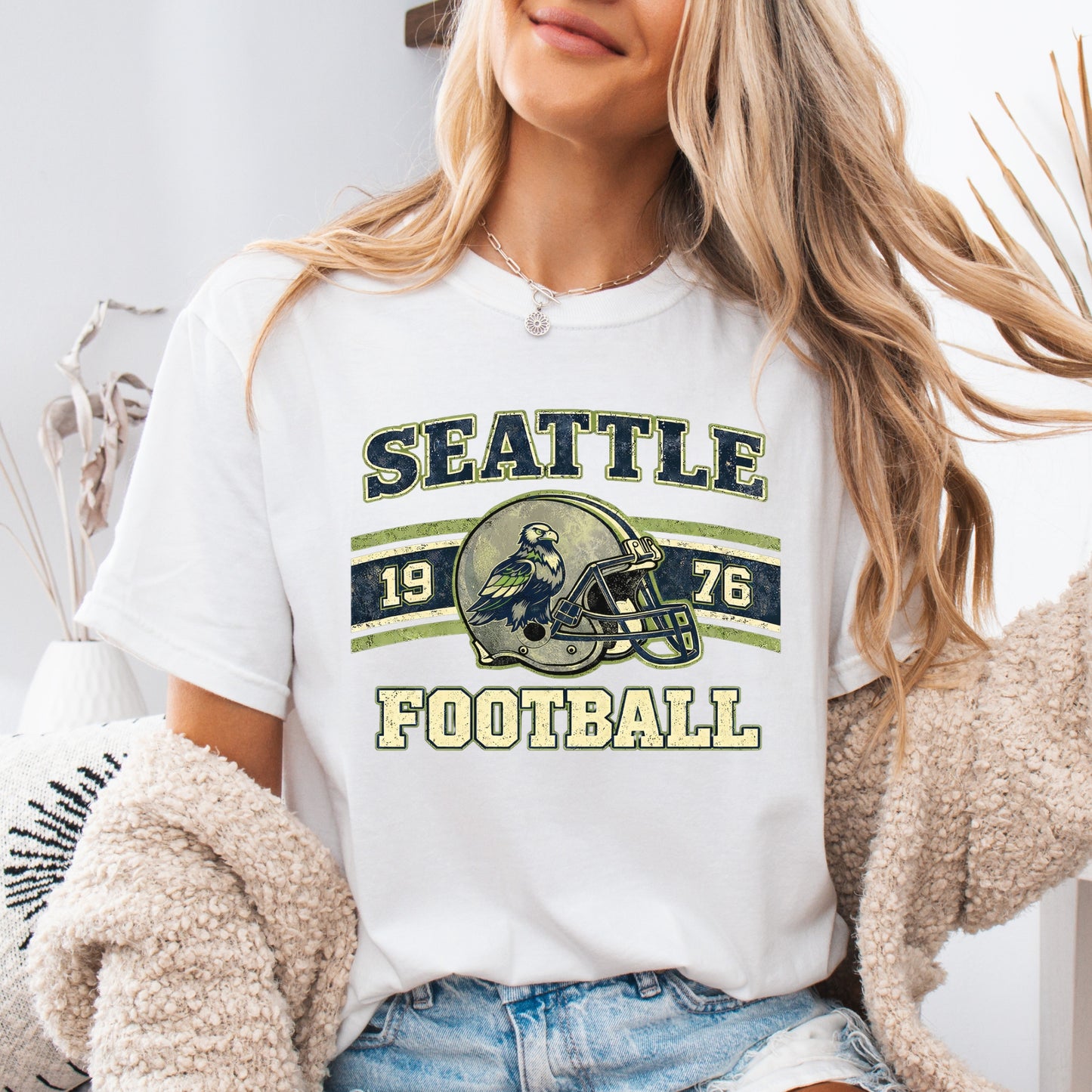 Seattle Football 76 vintage Seahawks shirt, Super Bowl tee gift