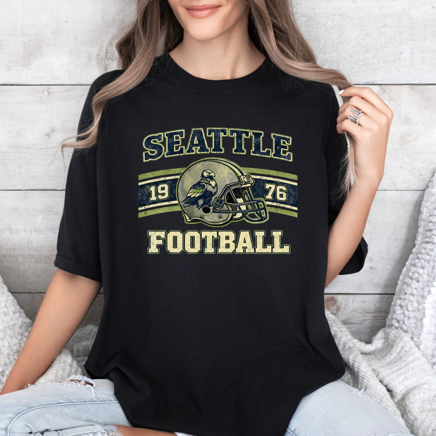 Seattle Football 76 vintage Seahawks shirt, Super Bowl tee gift
