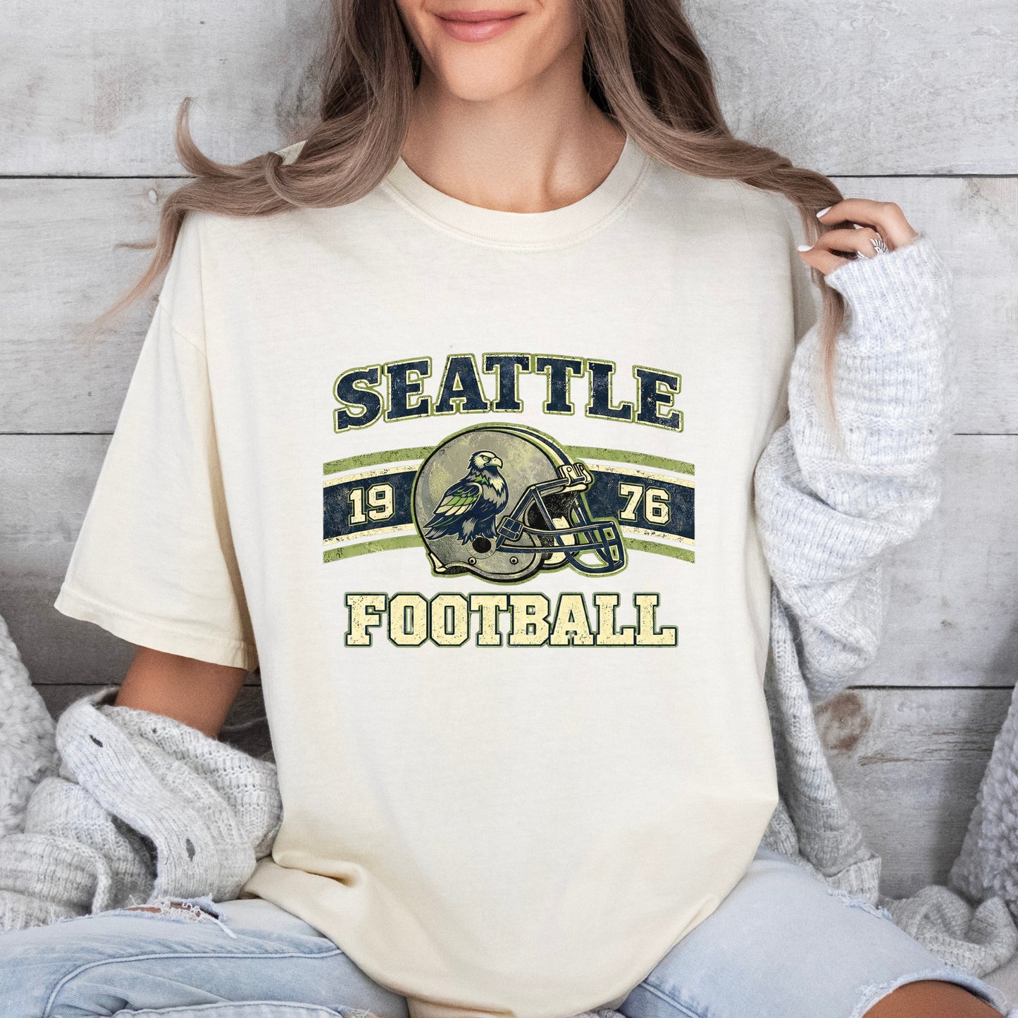 Seattle Football 76 vintage Seahawks shirt, Super Bowl tee gift