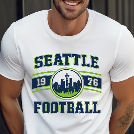 Seattle Football tshirt Seahawks fan game day gift shirt Gift for her Sunday Football Gift for him Seahawks shirt Seahawks football