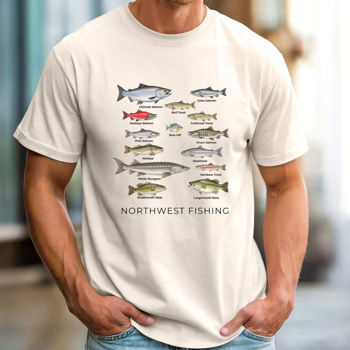 Fishing shirt for Northwest Fish Species T-Shirt gift for fishing lovers