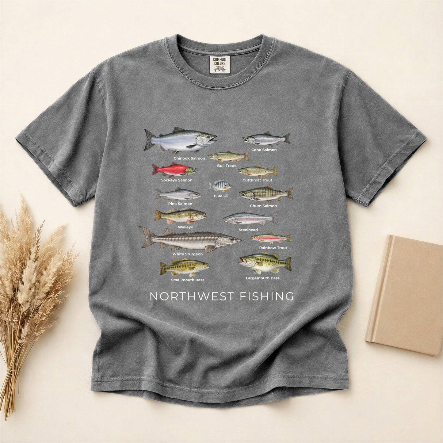 Fishing shirt for Northwest Fish Species T-Shirt gift for fishing lovers