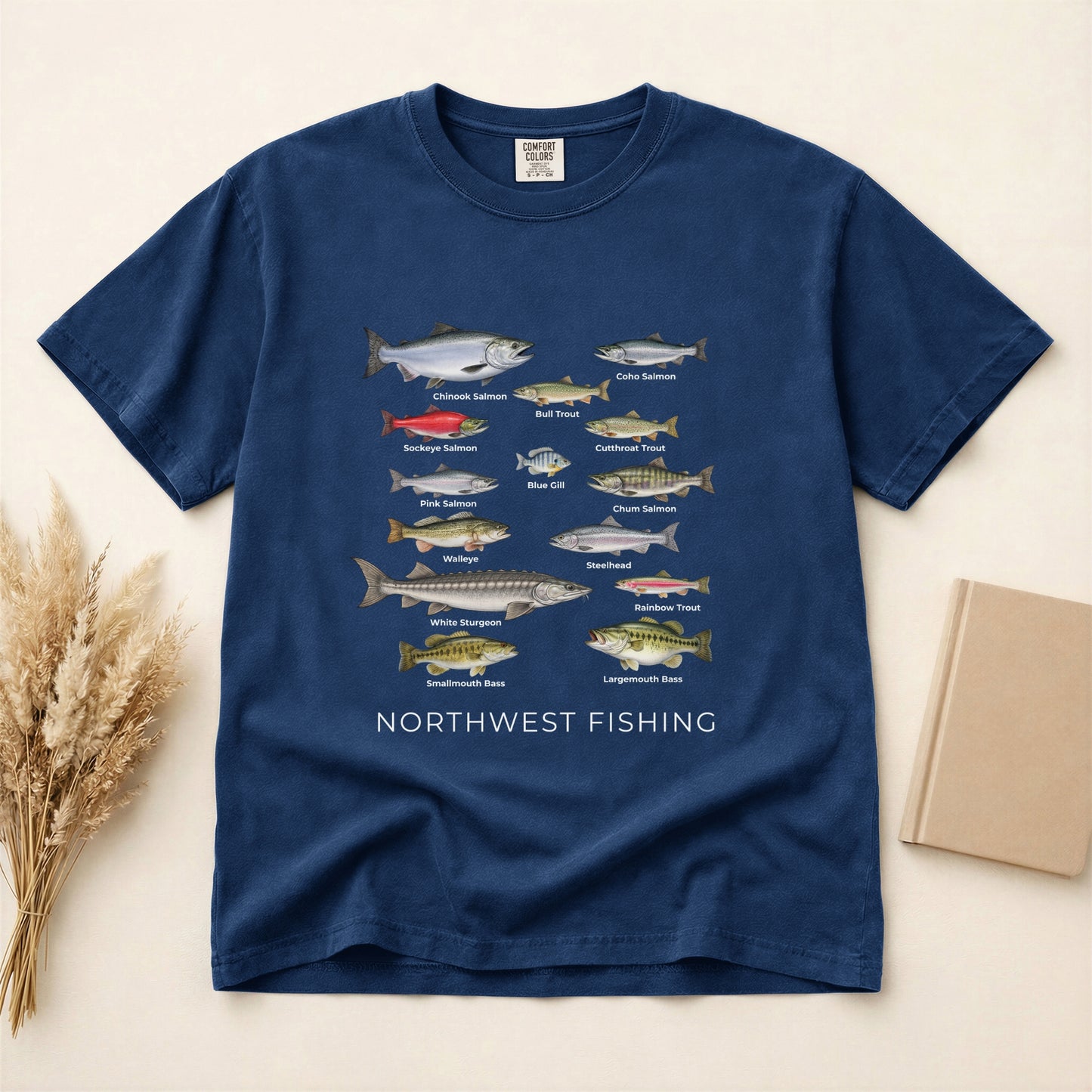 Fishing shirt for Northwest Fish Species T-Shirt gift for fishing lovers