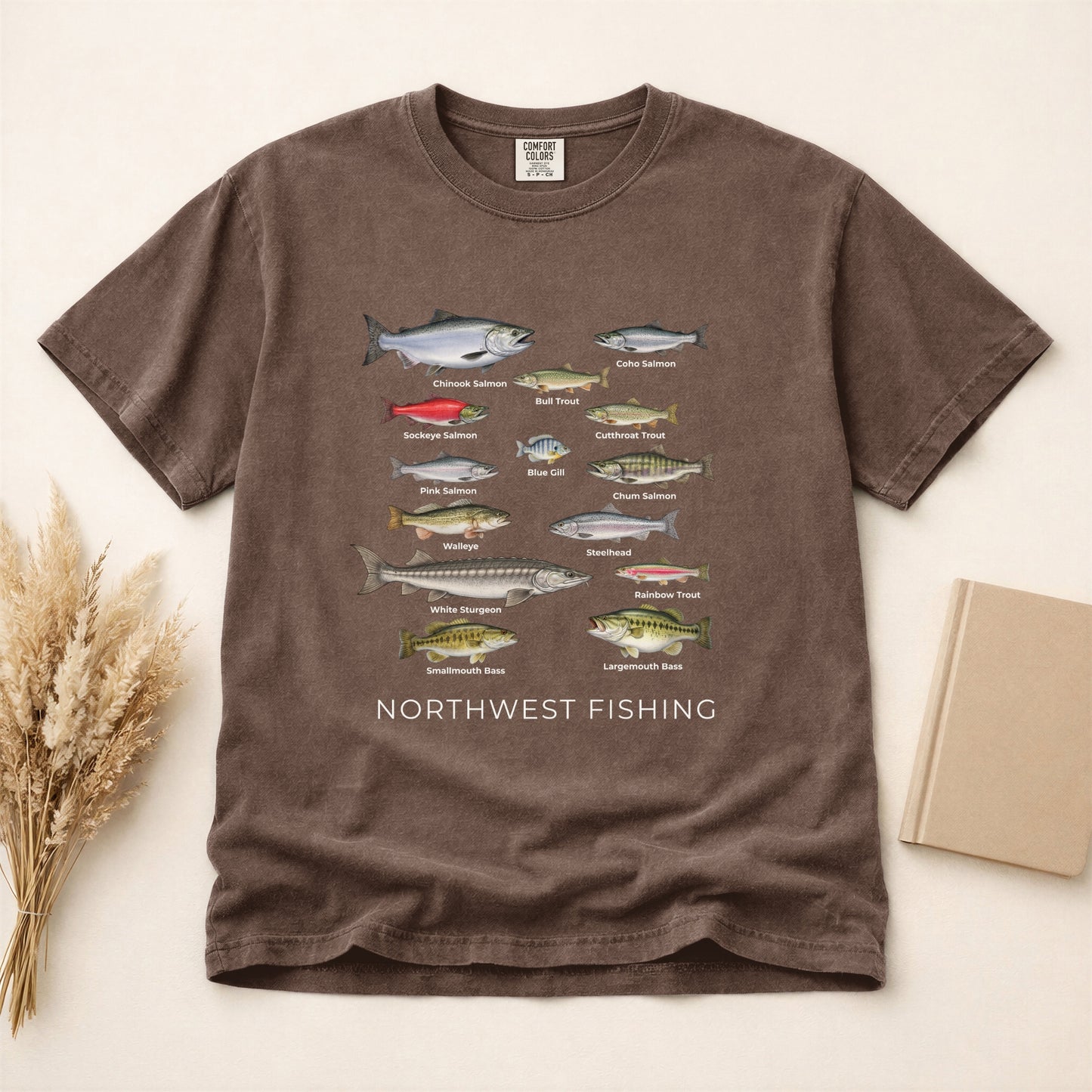 Fishing shirt for Northwest Fish Species T-Shirt gift for fishing lovers