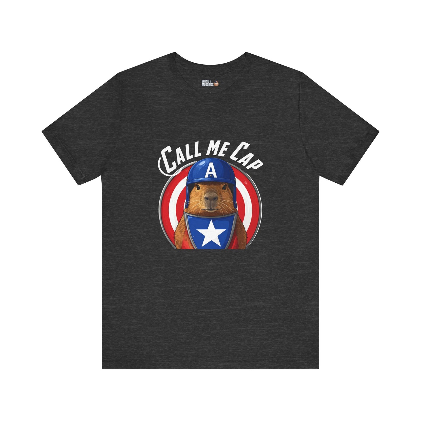 Capybara is Cap super hero t-shirt, Unisex Tee, Funny Capybara Shirt, Pet Lover Gift, Comic Fan Apparel