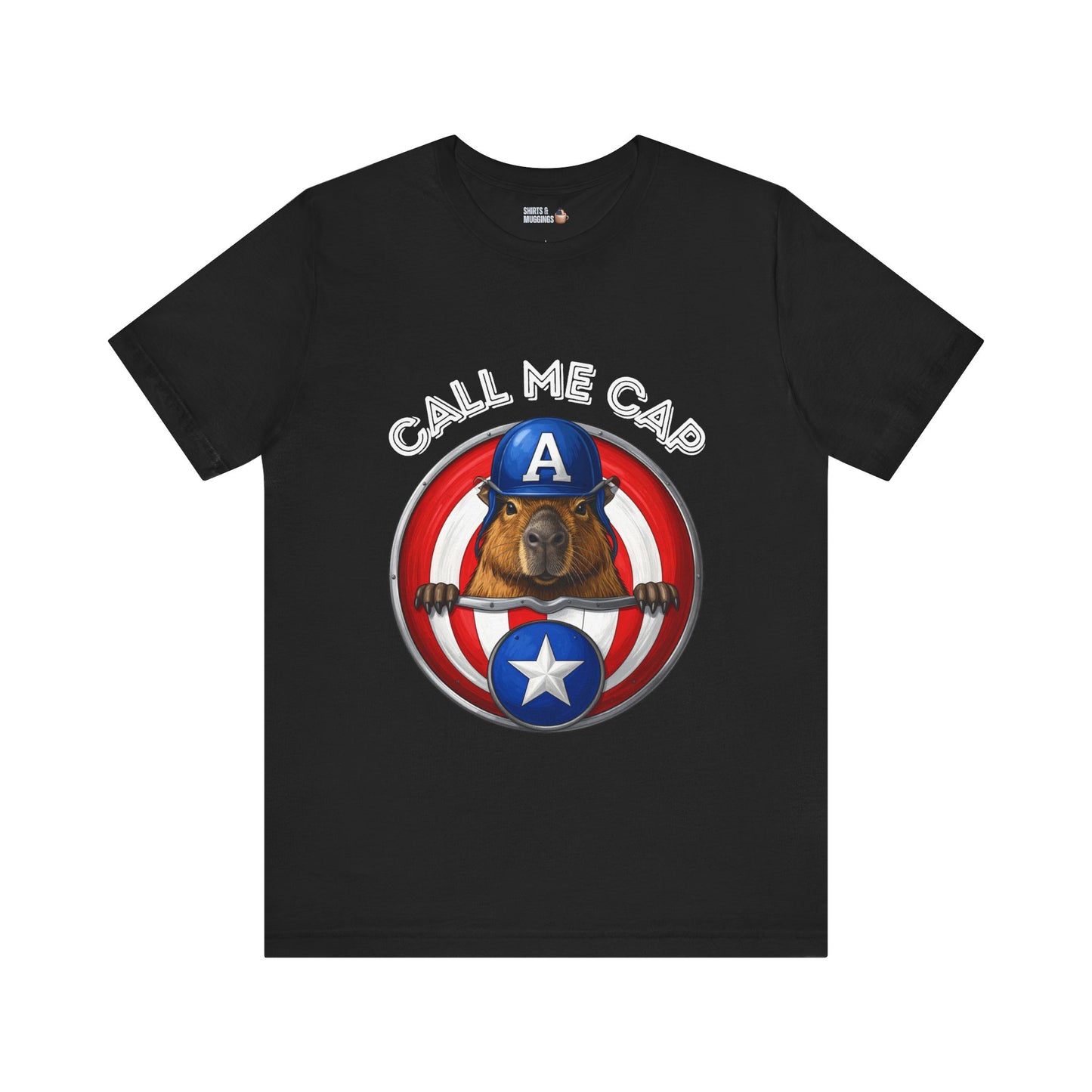 Call Me Cap Funny Capybara T-Shirt for Animal Lovers, Gift for Wildlife Fans, Fun Casual Wear, Birthday Gift