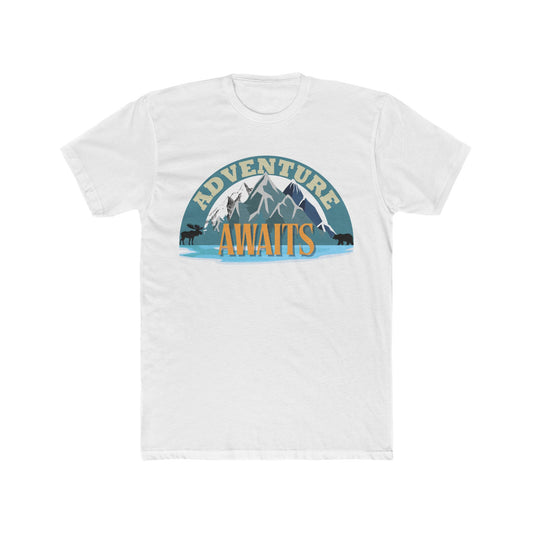 Adventure Awaits Unisex Travel Shirt, Gift for Hikers, Nature Lover T-Shirt